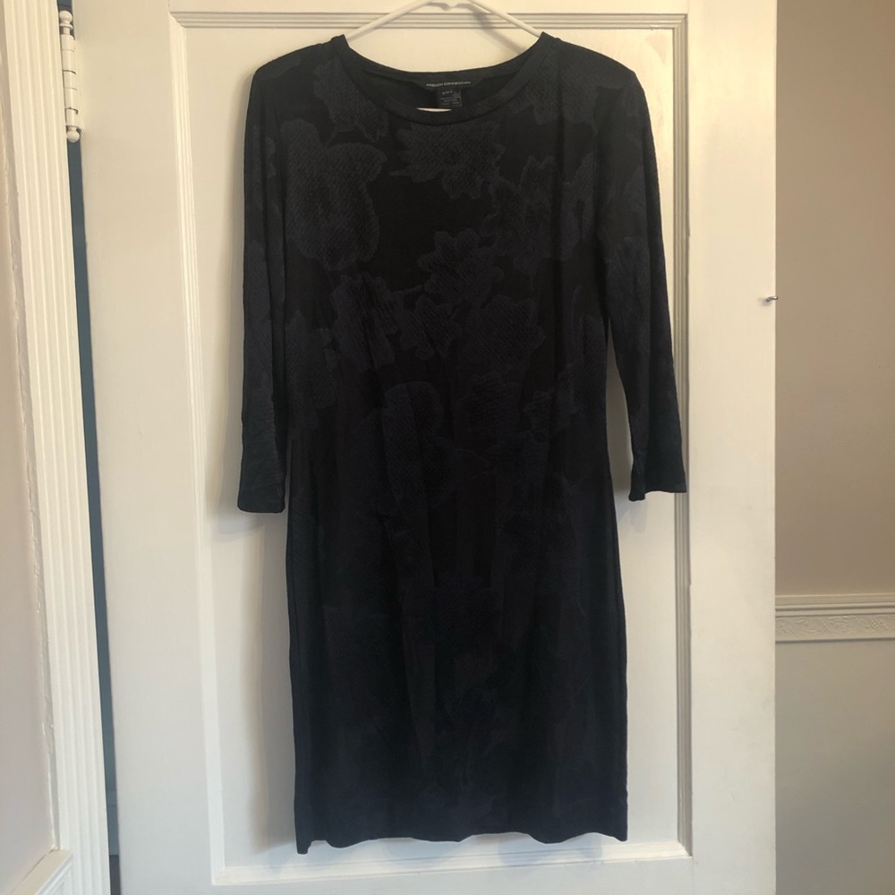 Navy French Connection Floral Dress